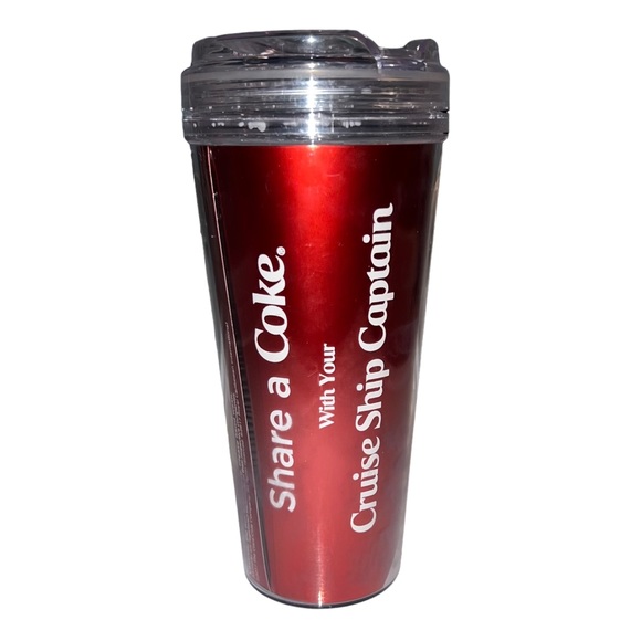 Royal Caribbean Cruise Line Tumbler Cup Share A Coke Cruise Ship Captain - Picture 2 of 2